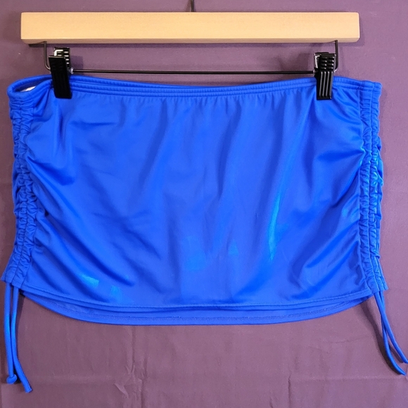 Victoria's Secret Womens Royal Blue Skirted Bikini Bottom Size M - Picture 1 of 6